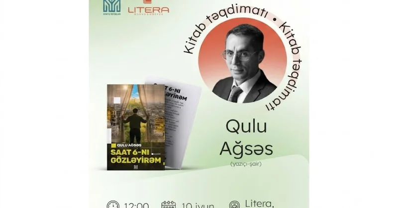 Qulu Ağsəsin yeni kitabının təqdimat mərasimi keçiriləcək