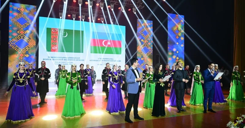 Türkmənistanda Azərbaycan Mədəniyyəti Günlərinə Dövlət Rəqs Ansamblının konserti ilə yekun vurulub