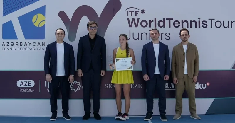 Bakıda keçirilən beynəlxalq tennis turnirinin qalibləri müəyyənləşib