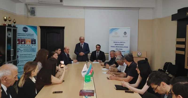 ATMU da insan alverinə qarşı mübarizə mövzusunda təlim keçirilib