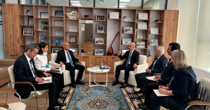 Emin Əmrullayev Türkiyənin Ali Təhsil Şurasının sədri Erol Özvar ilə görüş keçirib