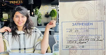 Belarusda saxlanılan iranlı tələbə Ermənistana deportasiya edilib