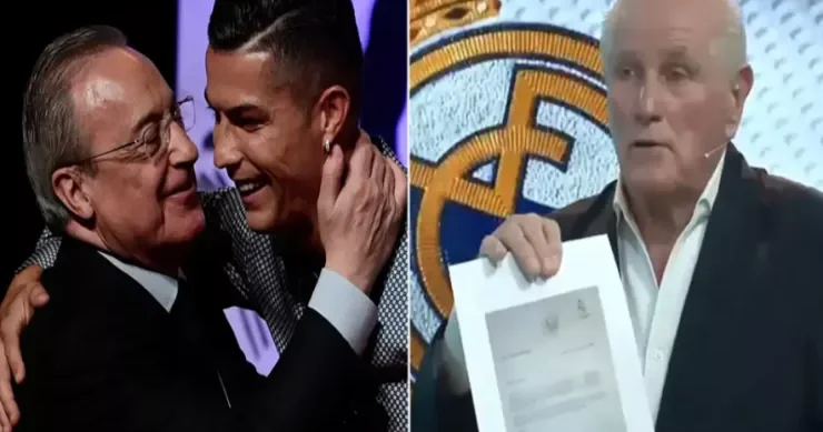 Real ın keçmiş prezidentindən Peresə Ronaldonun transferi ilə bağlı yalan danışmaq İTTİHAMI