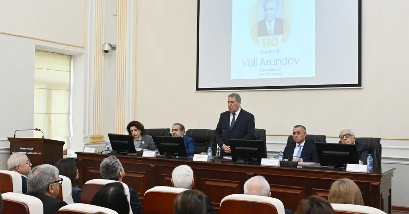 AMEA da akademik Vəli Axundovun 110 illik yubileyi qeyd olunub