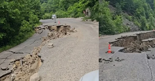 Bu yolda ehtiyyatlı OLUN Hər an qəza baş verə bilər