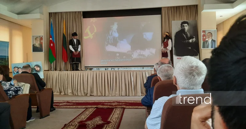 В Баку состоялось мероприятие, посвящённое азербайджано литовской дружбе и памяти жертв репрессий (ФОТО)