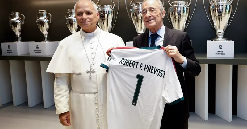 Perez Papa ilə görüşdü Foto