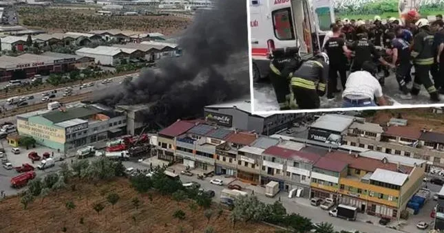 Konyada mebel fabrikində yanğın