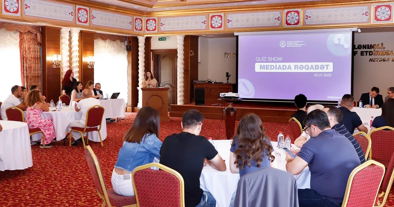 Azərbaycan milli mətbuatının 150 illiyi münasibətilə media nümayəndələri arasında intellektual yarış keçirilib