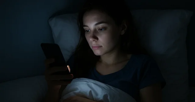 Smartfonun işığı melatonin istehsalını pozur və yuxusuzluğa səbəb olur...