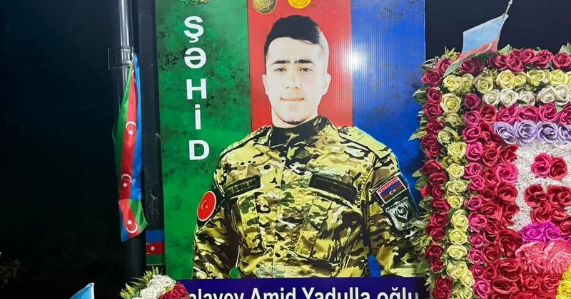 Masallıda Vətən müharibəsi şəhidinin məzarı ziyarət olundu FOTO