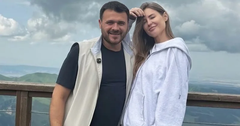 Emin Ağalarov xanımı ilə Şahdağda FOTO