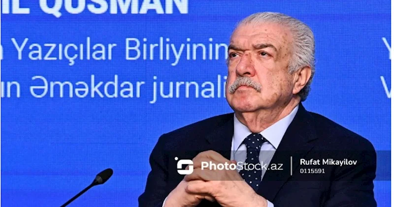 Mixail Qusman Heydər Əliyevin media ilə işindən danışdı