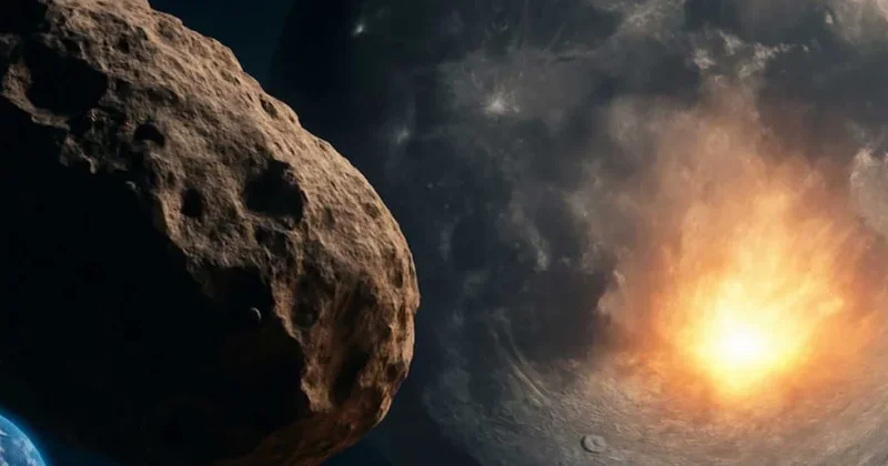 5 min ildə bir ola biləcək hadisə: nəhəng asteroid Ay ilə toqquşa bilər