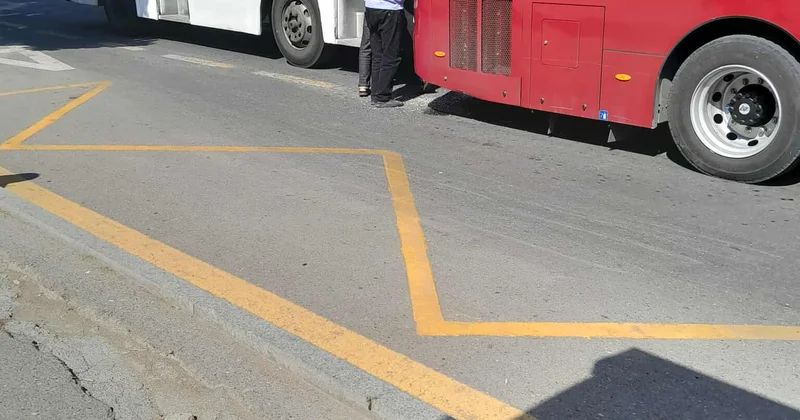 Bakıda avtobuslar toqquşdu FOTOLAR