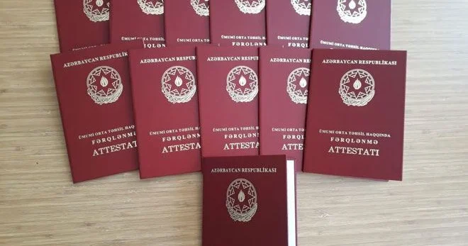 Fərqlənmə attestatına layiq görülənlərin sayı müəyyənləşib