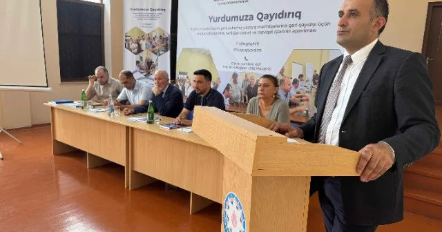 Keçmiş məcburi köçkünlər növbəti dəfə maarifləndirildi FOTO/VİDEO