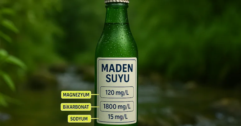 Hər mədən suyu eyni deyil içmədən əvvəl etiketə baxın!