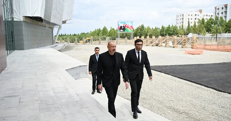İlham Əliyev Yevlax Olimpiya İdman Kompleksində FOTO