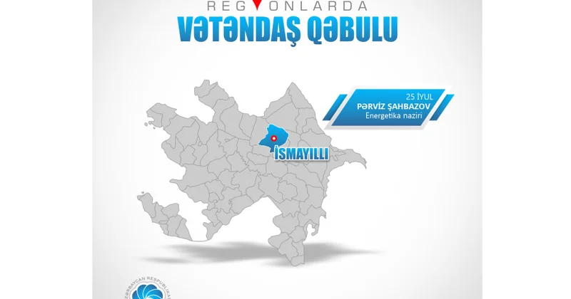 Nazir Pərviz Şahbazovun İsmayıllıdakı vətəndaş qəbulu təxirə salındı