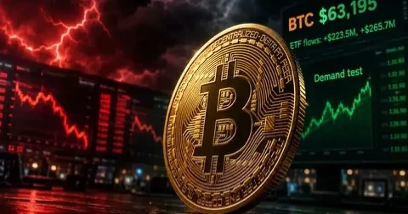 “Bitcoin”in qiyməti yenidən 63 min dollardan aşağı enib
