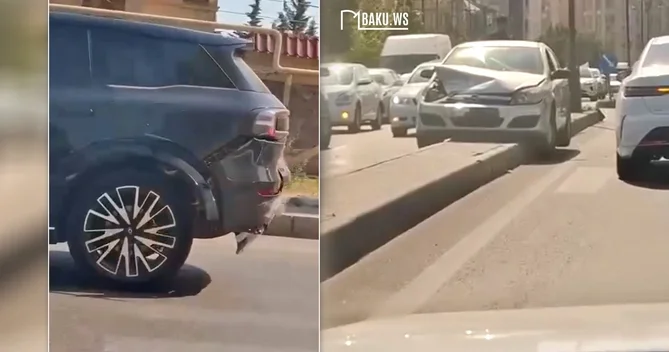Xırdalanda Changan la Opel TOQQUŞDU