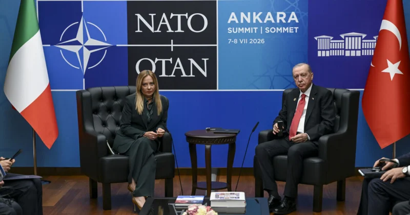 Ərdoğan və Meloni NATO sammiti çərçivəsində görüşüb