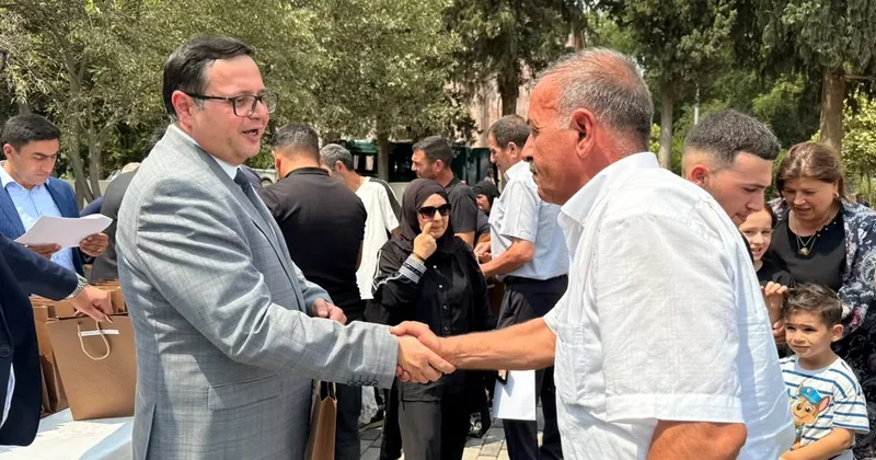 Xocavəndin iki kəndinə ilk köç karvanı çatdı, mənzillərin açarları təqdim olundu FOTO