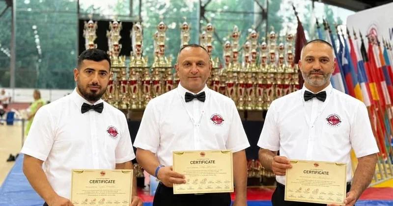Azərbaycan karate nümayəndələri beynəlxalq hakimlik sertifikatları ilə təltif olunublar FOTO