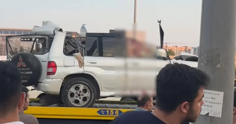 Dərnəgül yolunda dəhşətli qəza Sürücü öldü Video