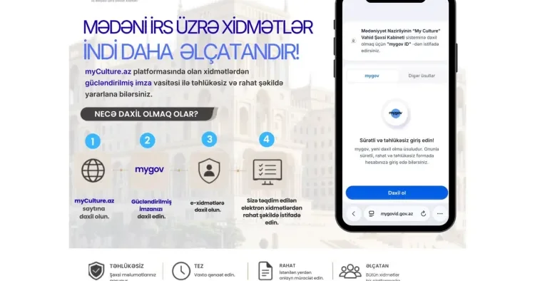 Mədəni irslə bağlı icazələr indi onlayn VERİLƏCƏK