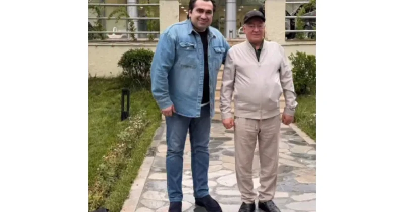 Əməkdar artist Kəmaləddin Heydərovun bəstəsini onun üçün canlı oxudu (Video)