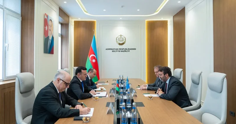 Ədliyyə nazirinin müavini Avropa Şurasının İnsan Hüquqları və Hüququn Aliliyi üzrə Baş direktoru ilə görüşüb