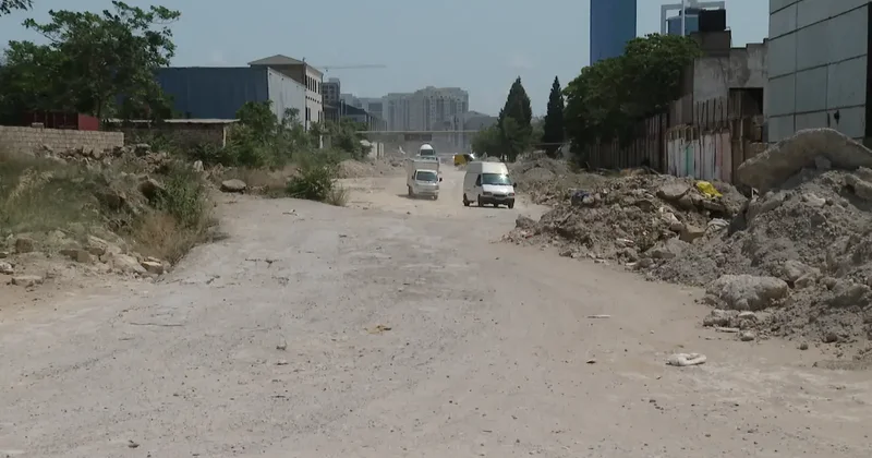Bakıda yol tikintisi niyə dayandırılıb? (VİDEO)