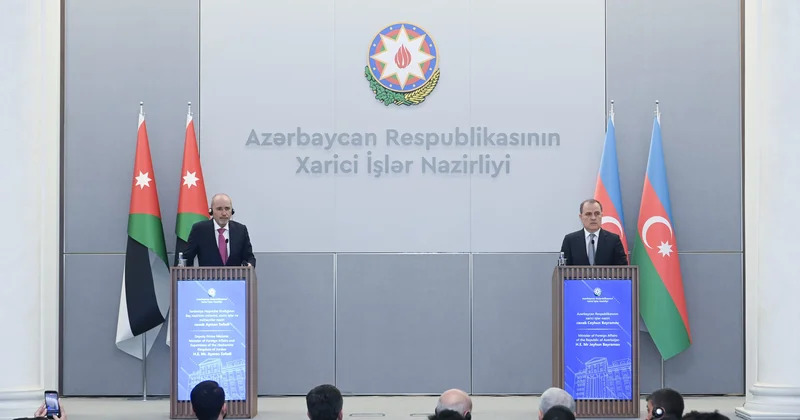 Ceyhun Bayramov İordaniyalı qonaqlarla görüş keçirib FOTO