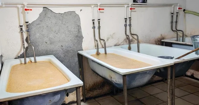 DVX Mingəçevirdə qanunsuz pivə istehsalı aşkarlayıb, 198 min litr hazır məhsul tapılıb