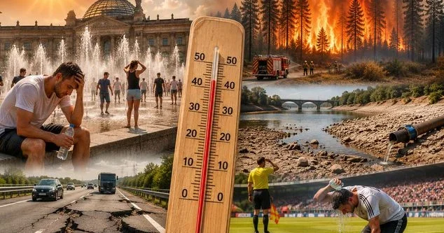 В Германии из за жары за неделю погибли более 23 тысяч человек