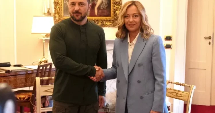 Zelenski Meloni ilə GÖRÜŞDÜ