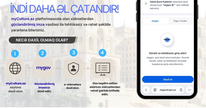Mədəni irs sahəsində vətəndaş müraciətlərinin qəbulu rəqəmsal vasitələrdən istifadə etməklə həyata keçiriləcək