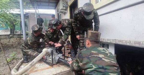 Bu üç rayonda subasma fəsadlarının qarşısı alınır Video