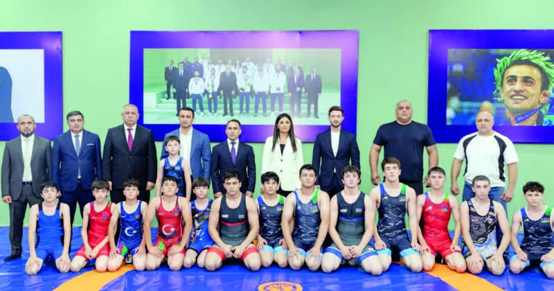 Qubada güləş zalı yenilənib