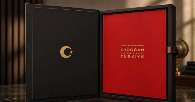 Ərdoğan liderlərə bu kitabı bağışladı FOTO