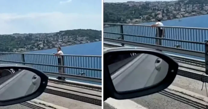 Avtomobilindən enib körpüdən özünü atdı