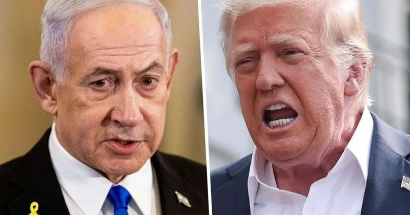 Tramp Netanyahuya əsəbiləşdi, üstünə qışqırdı