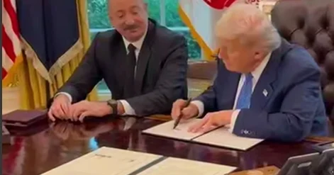 Алиев и Трамп подписали Меморандум о создании Стратегической рабочей группы Minval Politika