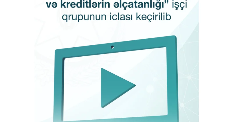 “Maliyyə bazarlarının inkişafı və kreditlərin əlçatanlığı” işçi qrupunun növbəti iclası keçirilib