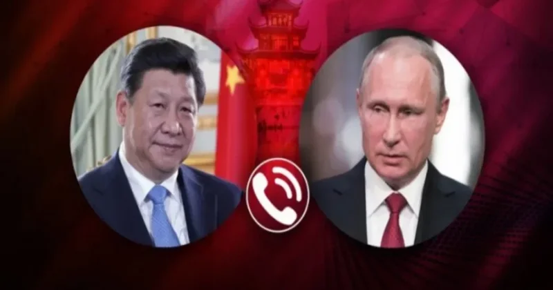 Rusiya və Çin liderlərinin telefon danışığı olub