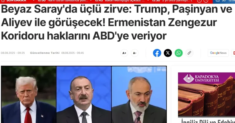 Türkiyə mediası Azərbaycan Prezidentinin Vaşinqtona səfərini geniş işıqlandırır