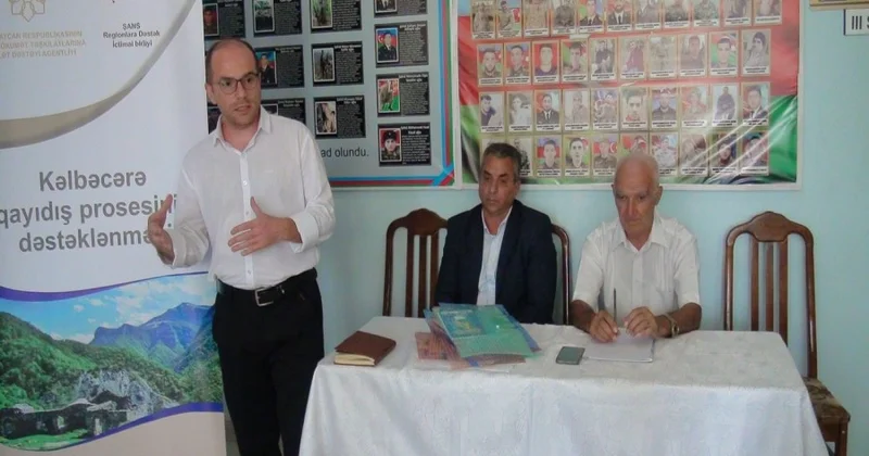QHT “Kəlbəcərə qayıdış prosesinin dəstəklənməsi” layihəsi çərçivəsində yekun tədbirini keçirib FOTOLAR