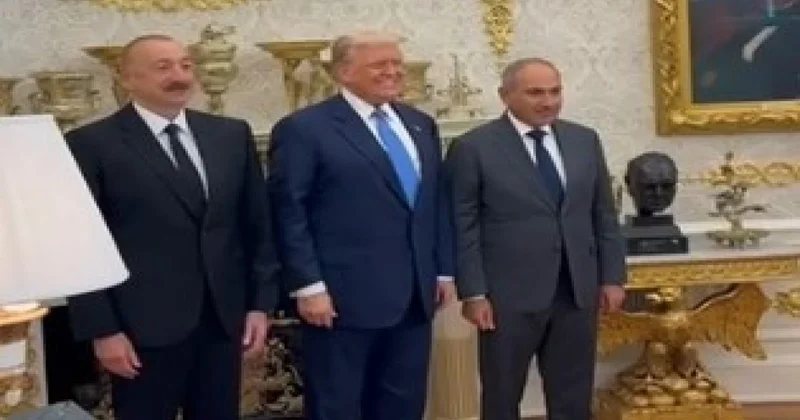 Donald Tramp, İlham Əliyev və Nikol Paşinyan arasında üçtərəfli görüş keçirilir CANLI